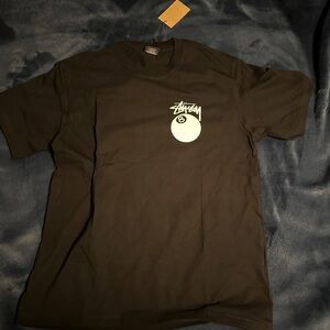 Stussy Black 8 Ball Tee